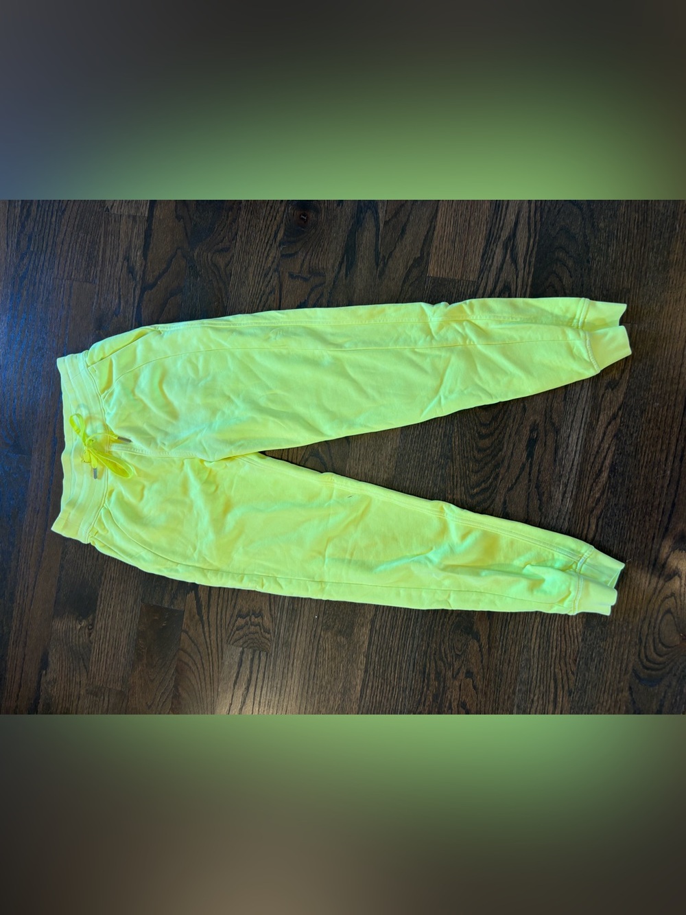 Lululemon Neon Yellow Jogger Sweatpants